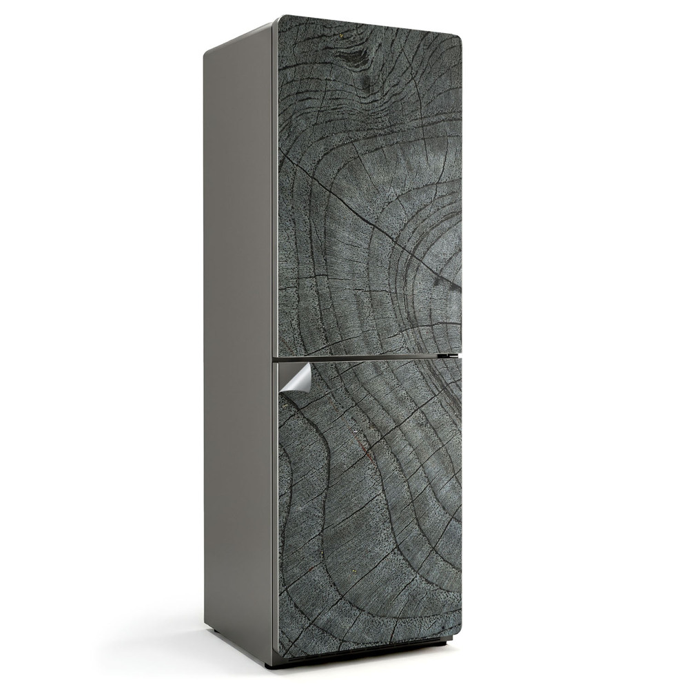 Samolepka na lednici Dřevo detail