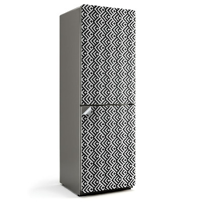 Samolepka na lednici Cikcakové tvary v geometrickém stylu