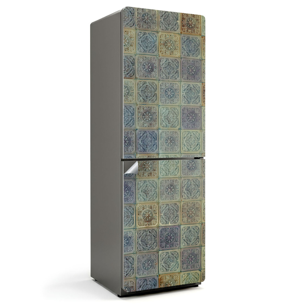 Samolepicí tapeta na lednici Mozaikový vzor s bohatými ornamenty