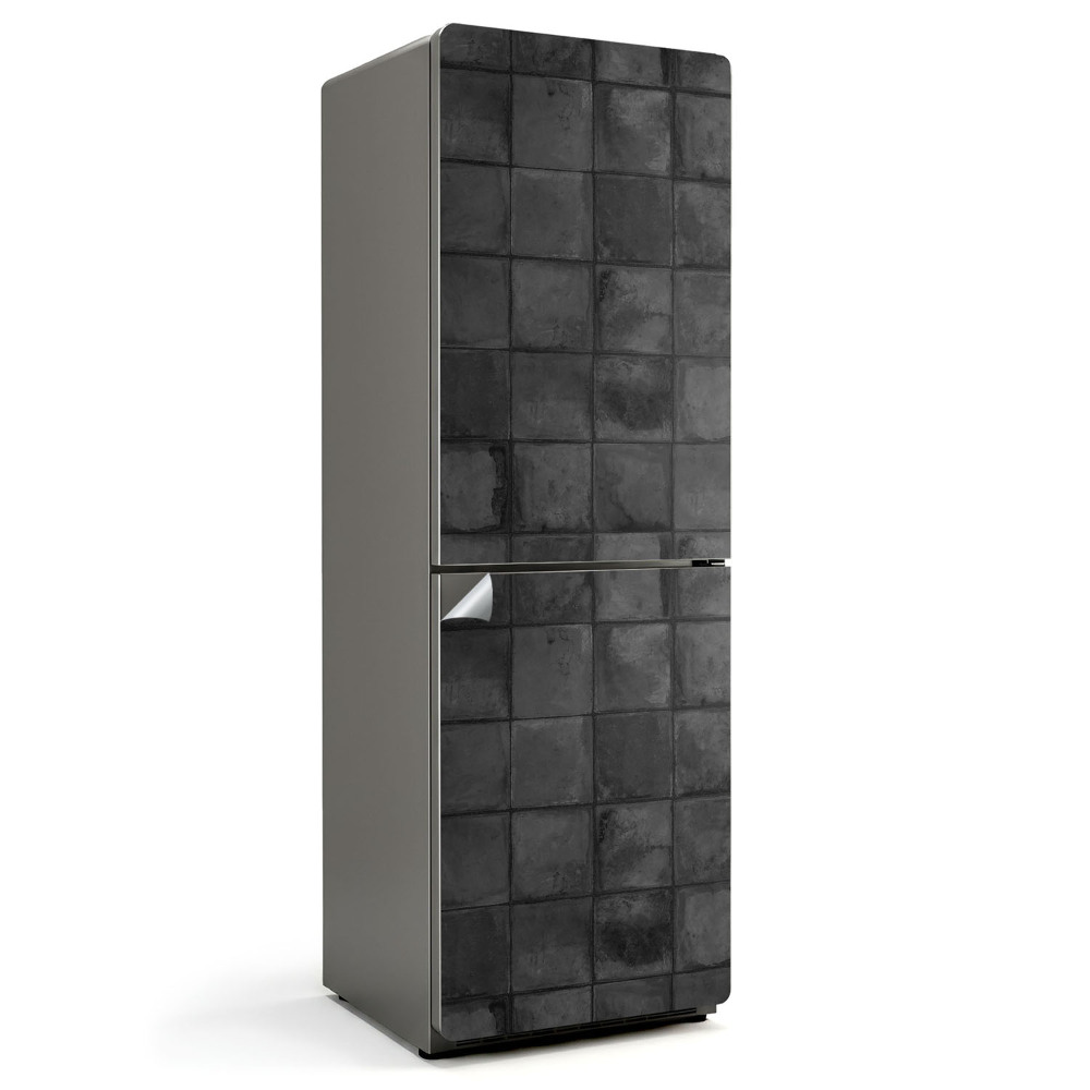 Fólie na lednici Vzory kamenných dlaždic