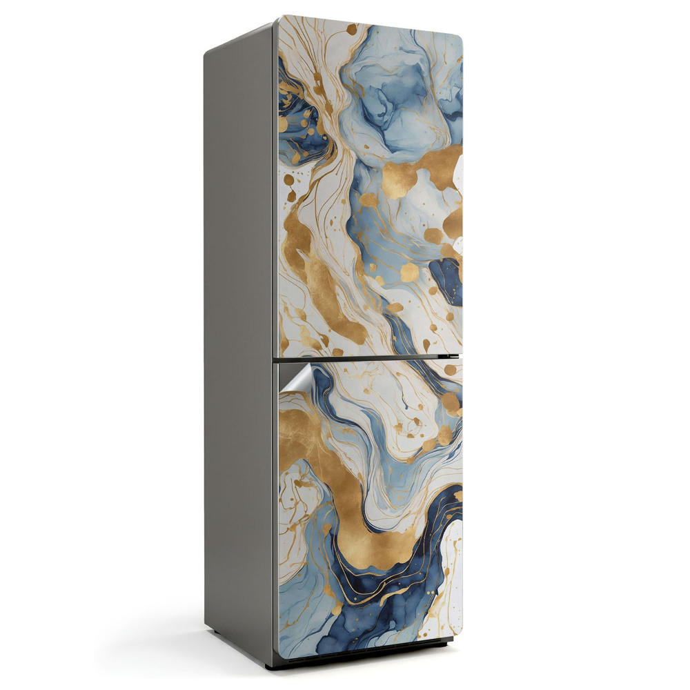 Samolepka na lednici Vzor tekutých forem