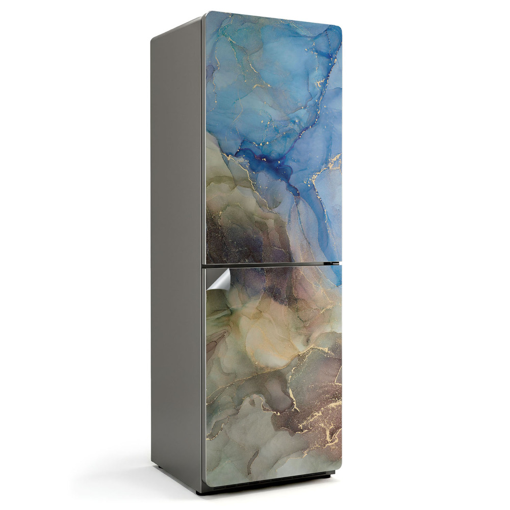 Fólie na lednici Abstraktní motiv ve stylu akvarelu