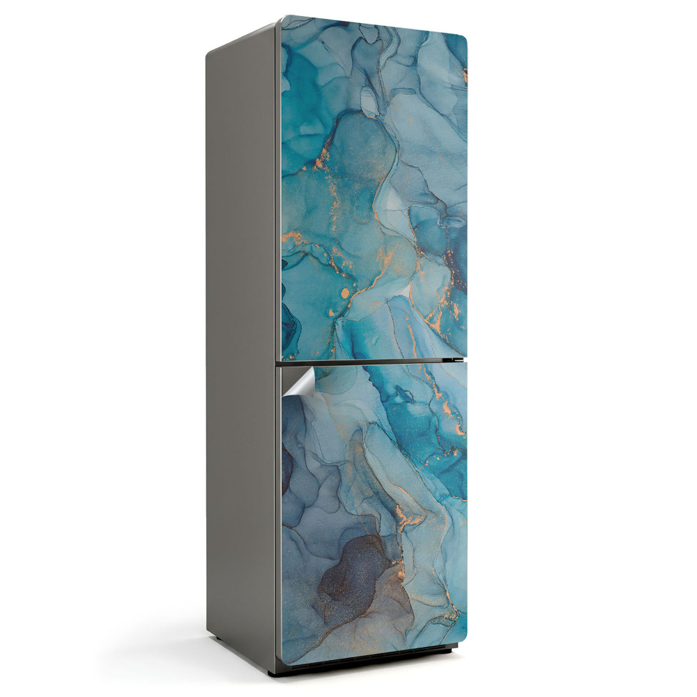 Samolepicí tapeta na lednici Abstraktní vlnité a skvrnité vzory