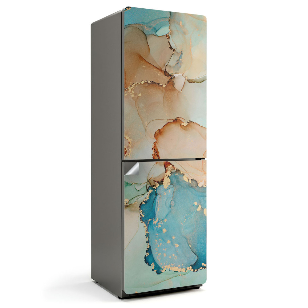 Fólie na lednici Abstraktní tekuté tvary