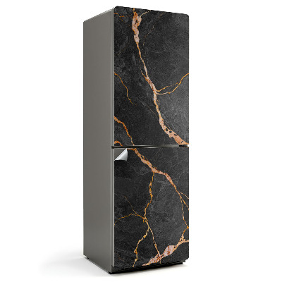 Samolepka na lednici Mramorový vzor s výraznými žilkami