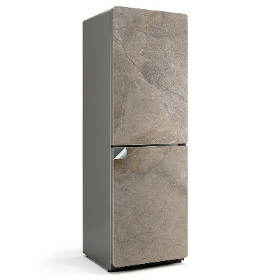 Fólie na lednici Kamenný vzor v přírodním stylu