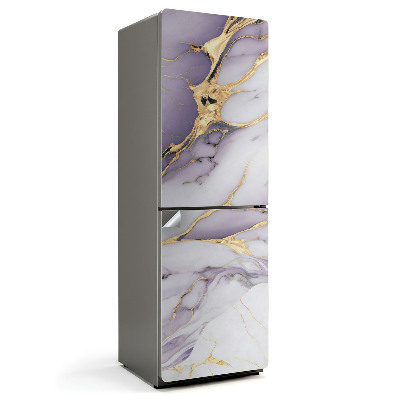 Fólie na lednici Mramorový styl v elegantní verzi