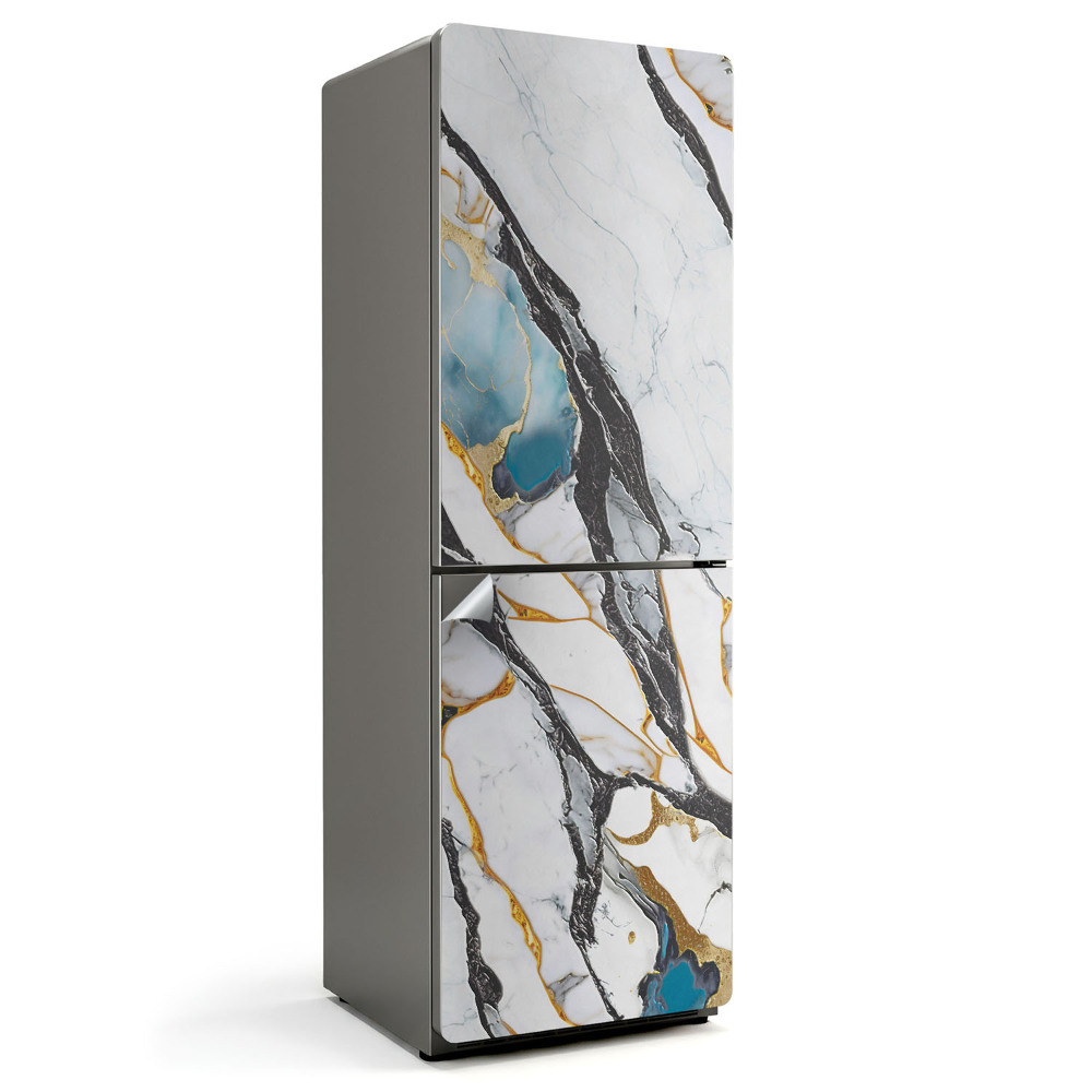 Tapeta na lednici Mramorový styl v elegantní verzi