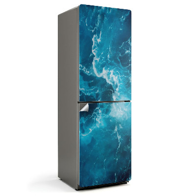 Samolepka na lednici Pohybující se oceánské vlny