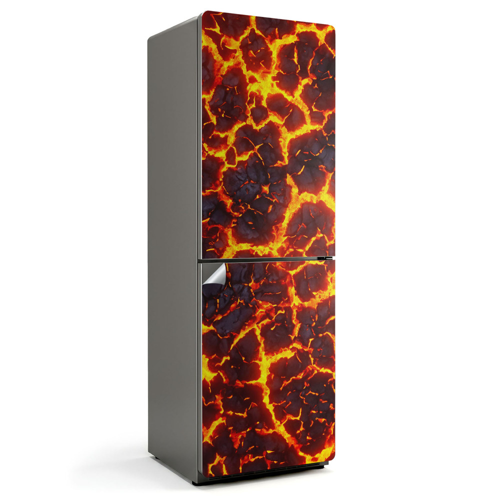 Samolepka na lednici Pohybující se lávové vzory