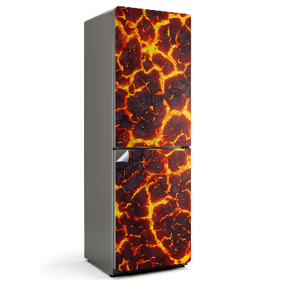 Samolepka na lednici Pohybující se lávové vzory