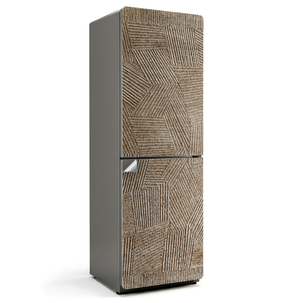 Tapeta na lednici Geometrické motivy ve struktuře