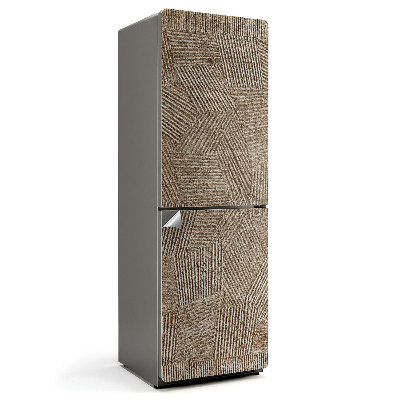 Tapeta na lednici Geometrické motivy ve struktuře