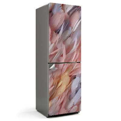 Samolepka na lednici Peří v harmonickém tanci