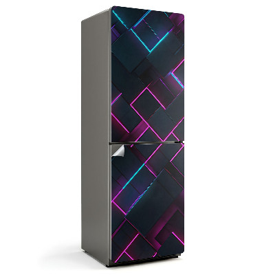 Fólie na lednici Moderní motiv geometrických tvarů