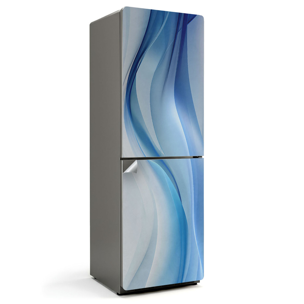 Samolepicí tapeta na lednici Zátoka v jemných odstínech