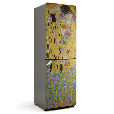 Tapeta na lednici Klimtův Smyslný polibek