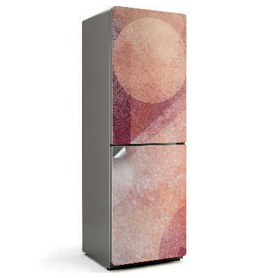 Fólie na lednici Abstraktní motiv s kruhy