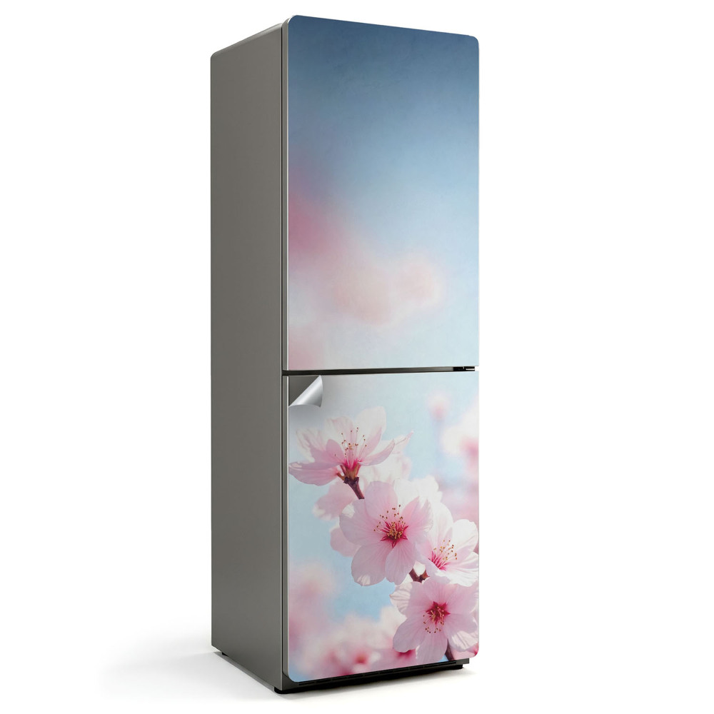 Samolepka na lednici Květinový akcent v decentní formě