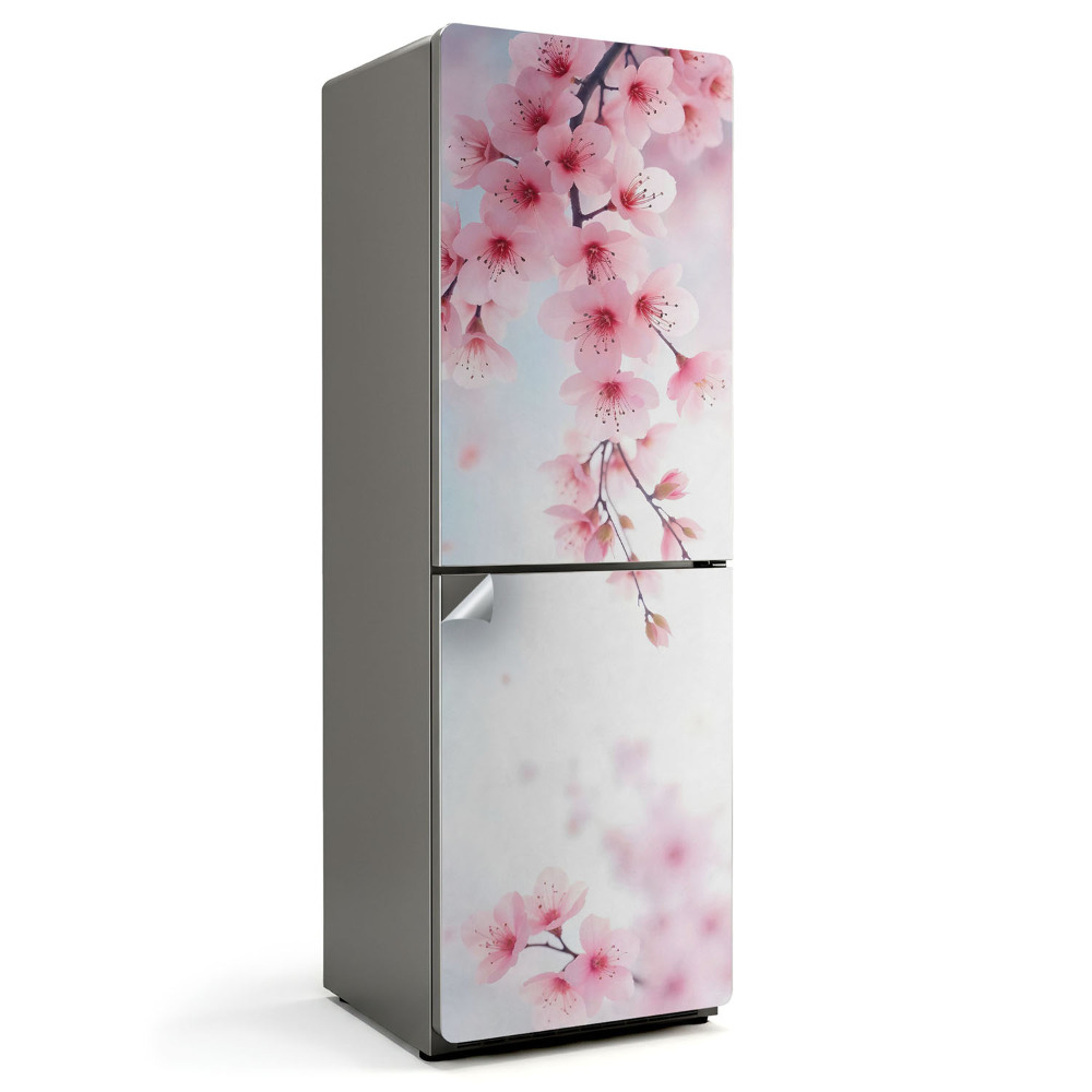 Tapeta na lednici Květinové výhonky v dynamice