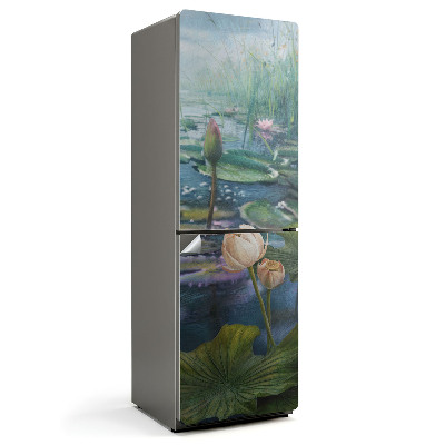 Fólie na lednici Lilie na vodní hladině