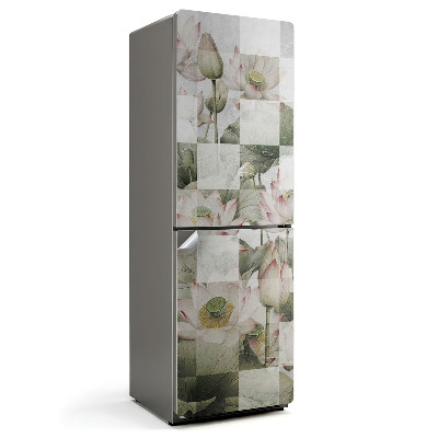 Samolepka na lednici Květinové šachy s liliemi