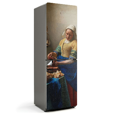 Tapeta na lednici Obraz Dojička od Jana Vermeera