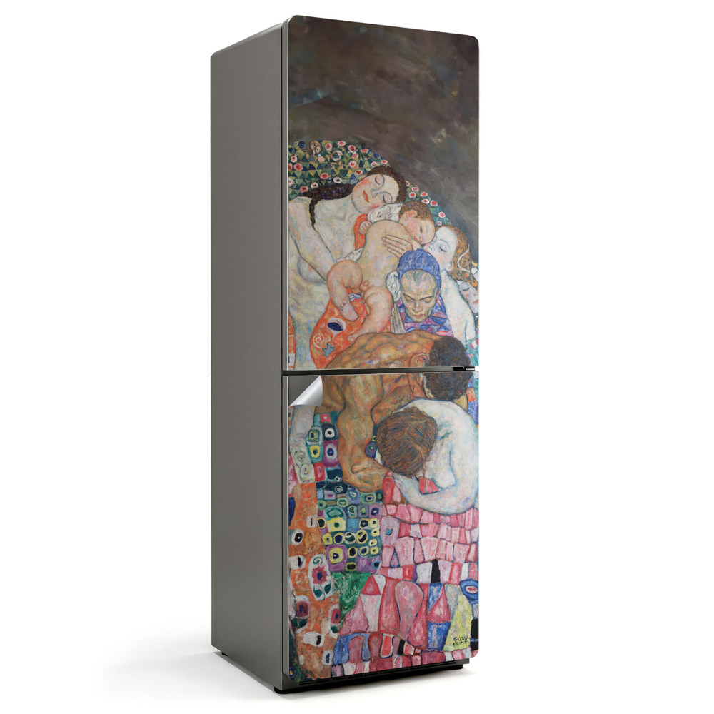 Tapeta na lednici Smrt a život Gustava Klimta