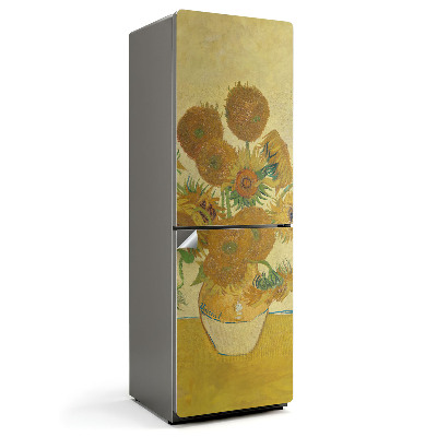 Samolepicí tapeta na lednici Slunečnice od Van Gogha