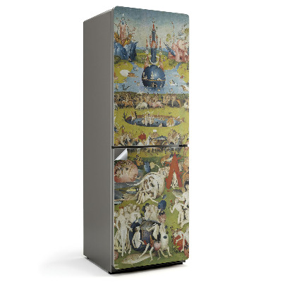 Tapeta na lednici Boschova zahrada pozemských rozkoší