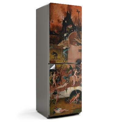 Samolepka na lednici Hieronymus Bosch Téma pekla