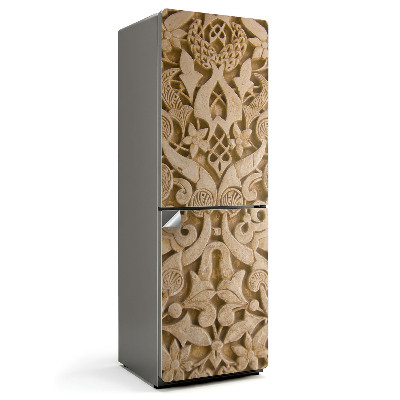 Samolepicí tapeta na lednici Rostlinné ornamenty v harmonickém vzoru