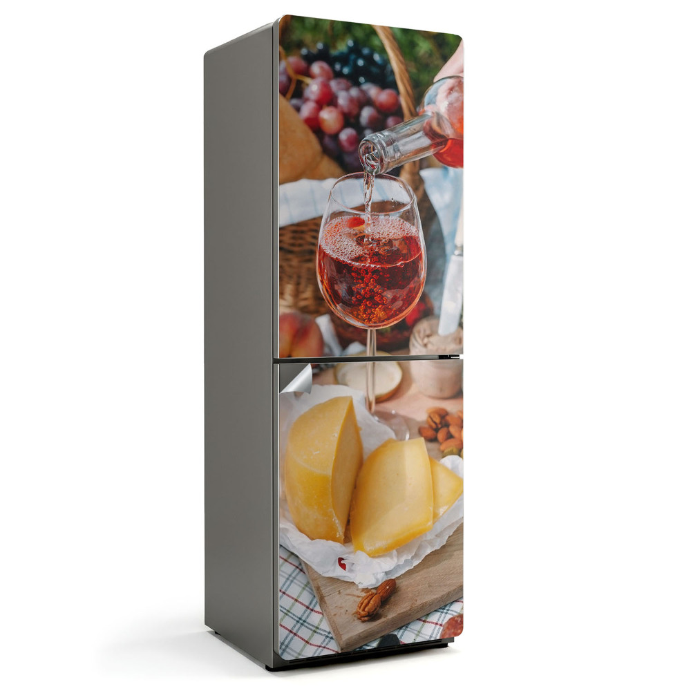 Samolepicí tapeta na lednici Letní chvilky na trávě