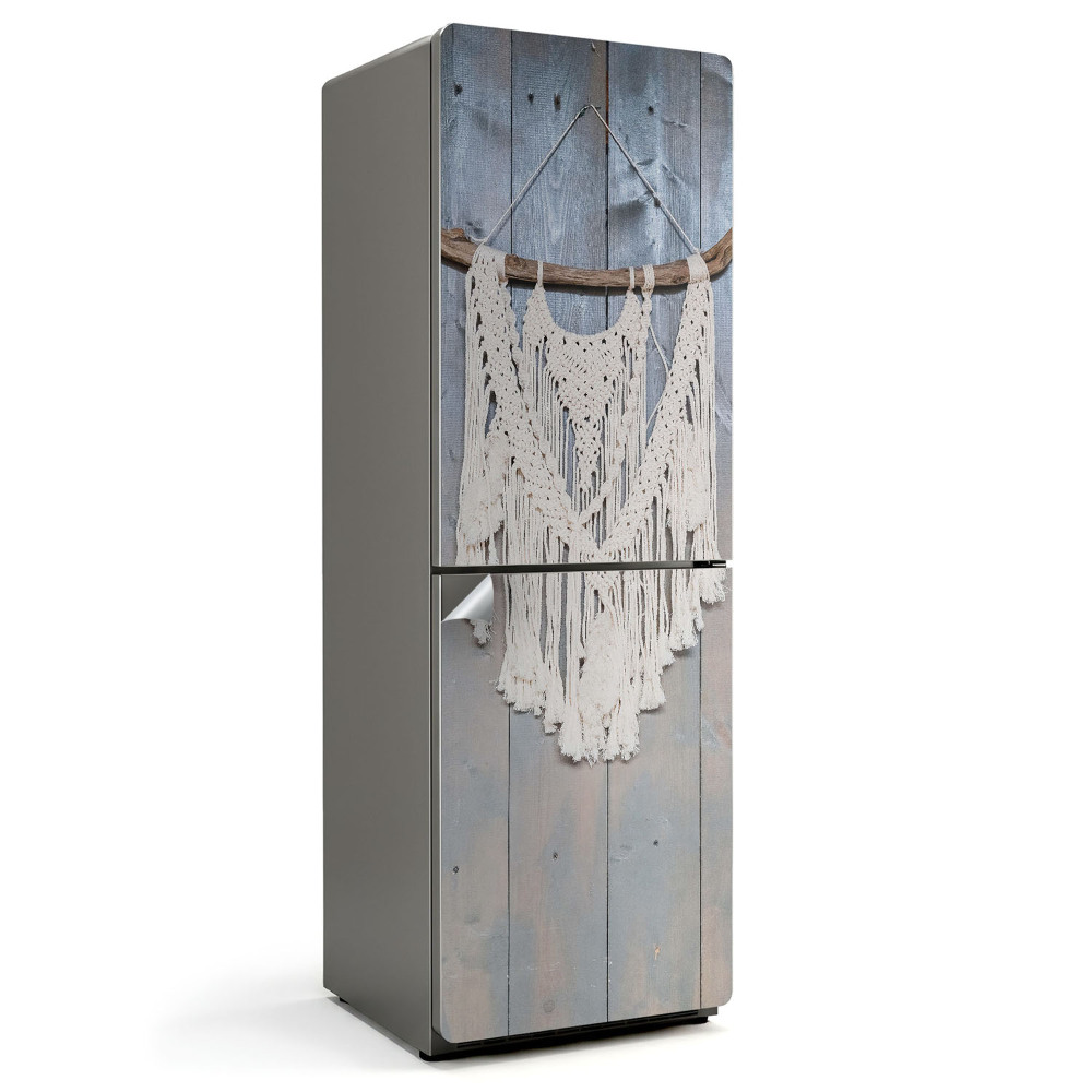 Samolepka na lednici Makramé vzor s třásněmi