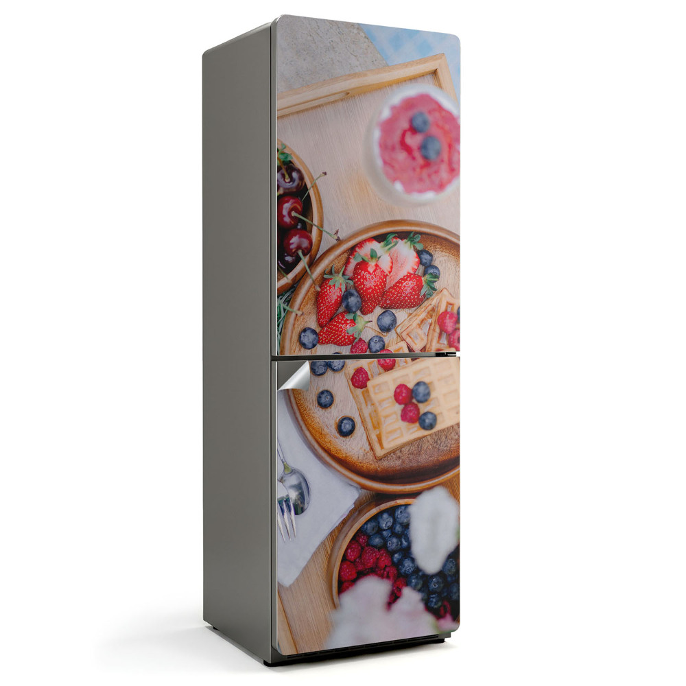 Fólie na lednici Ovocný ráj s křupavými oplatkami