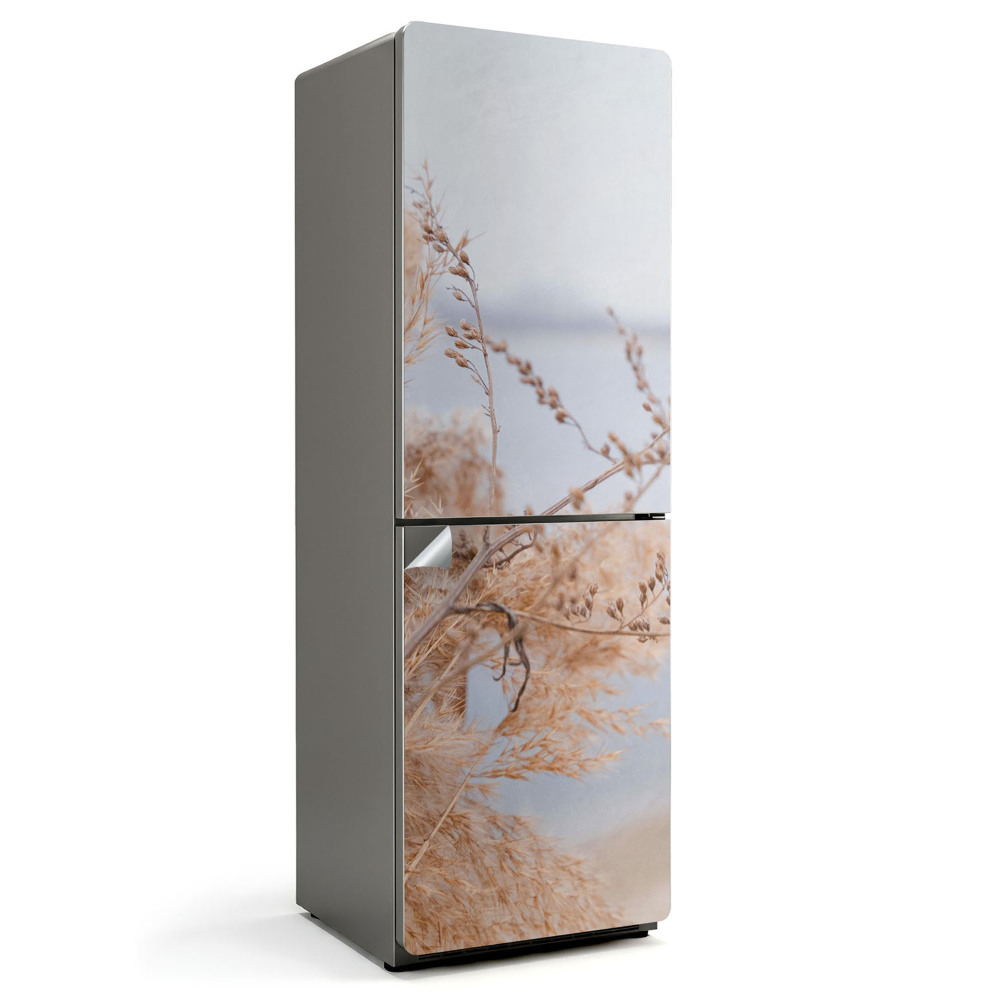 Tapeta na lednici Vodní rostliny v přírodním stylu