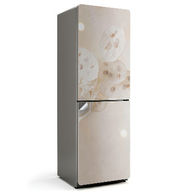 Samolepka na lednici Jemné listy se semínky