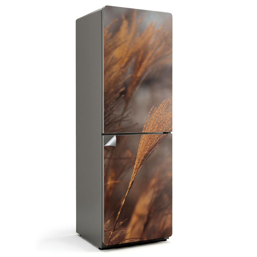 Samolepicí tapeta na lednici Zelené stébla trávy