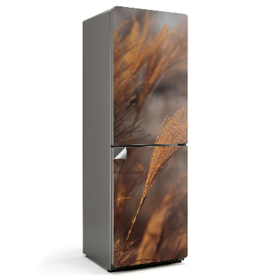 Samolepicí tapeta na lednici Zelené stébla trávy