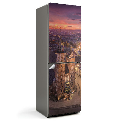 Fólie na lednici Krakovské noční krajiny