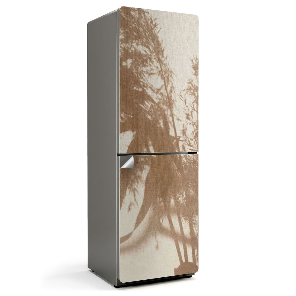 Tapeta na lednici Stíny rostlin v záři světla