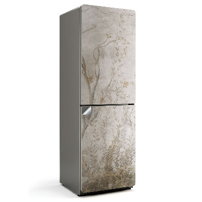 Tapeta na lednici Rostlinný vzor s větvemi