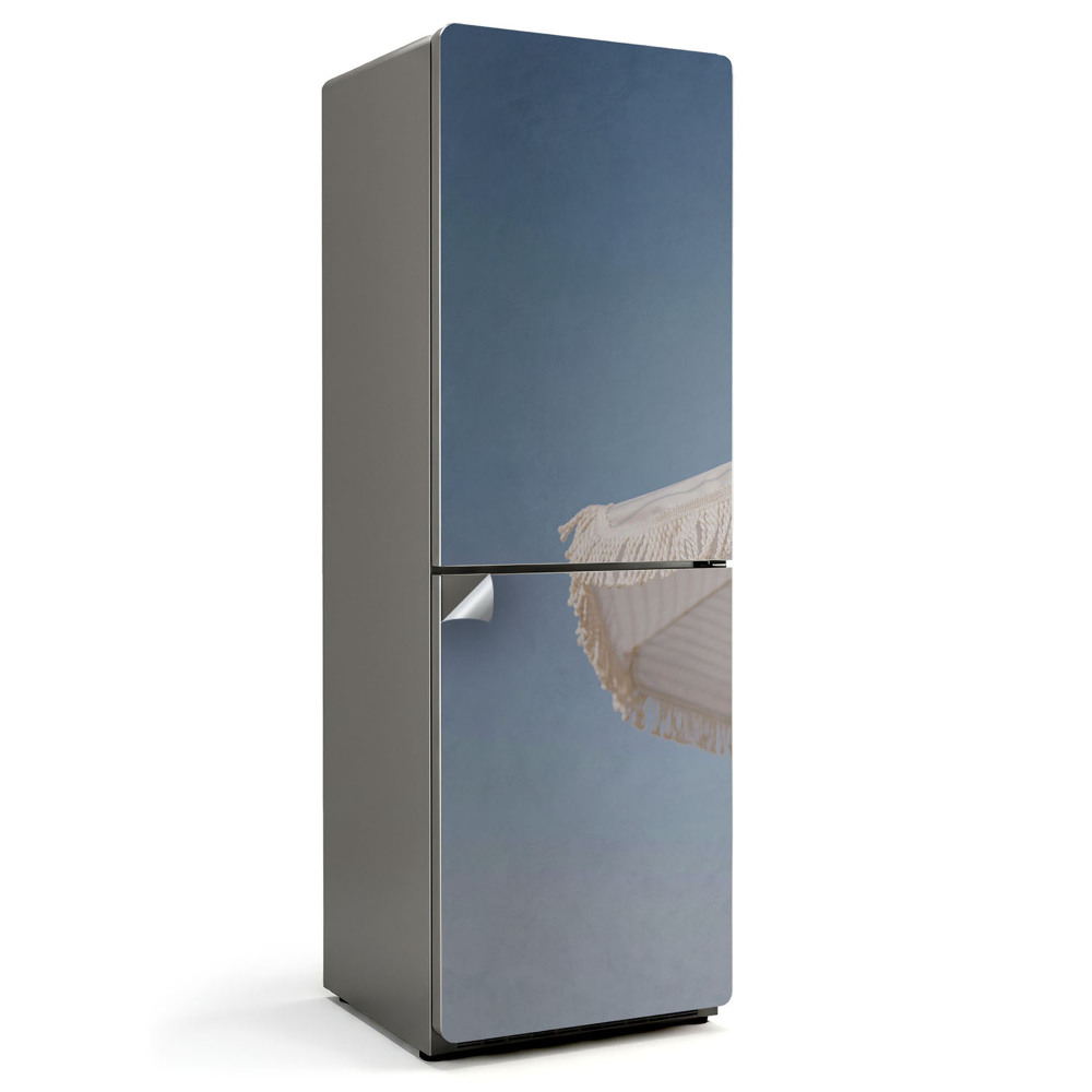 Samolepka na lednici Deštník na modrém pozadí