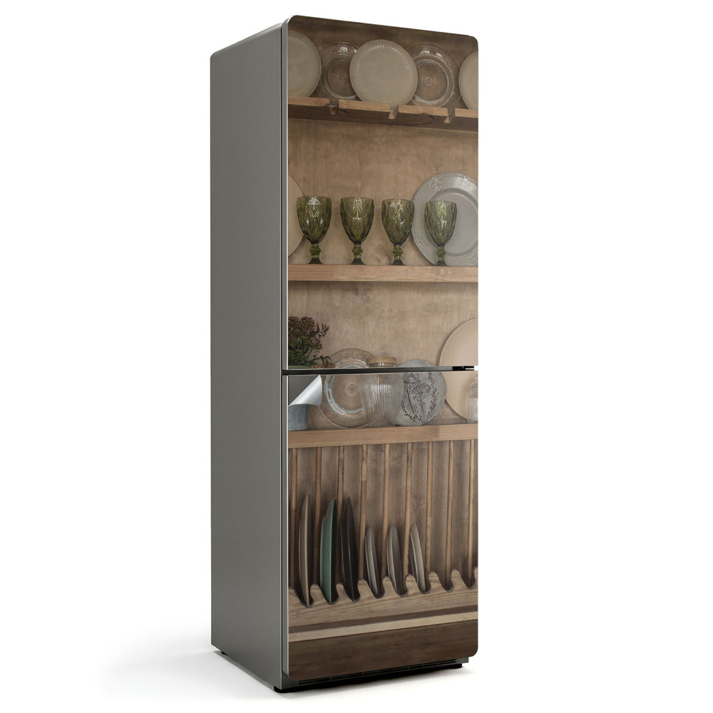 Samolepicí tapeta na lednici Elegantní kompozice pokrmů