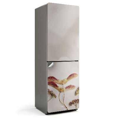 Samolepicí tapeta na lednici Rostlinný vzor v minimalistickém stylu