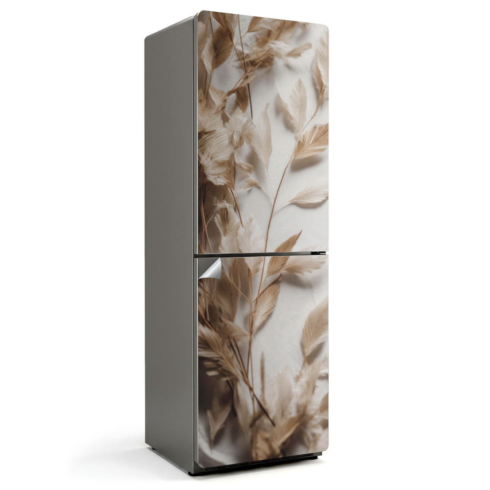 Tapeta na lednici Jemný listový vzor