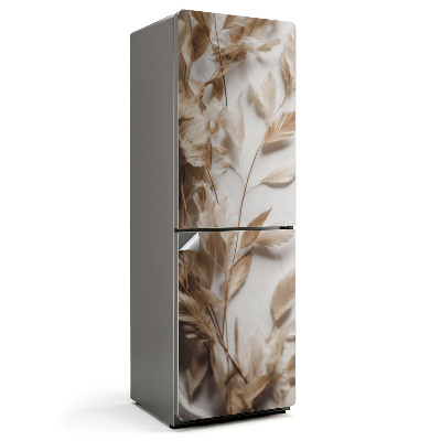 Tapeta na lednici Jemný listový vzor