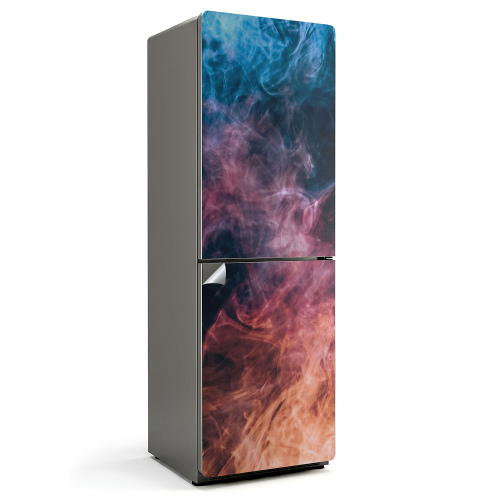 Fólie na lednici Kreativní motiv abstraktního vzoru kouře