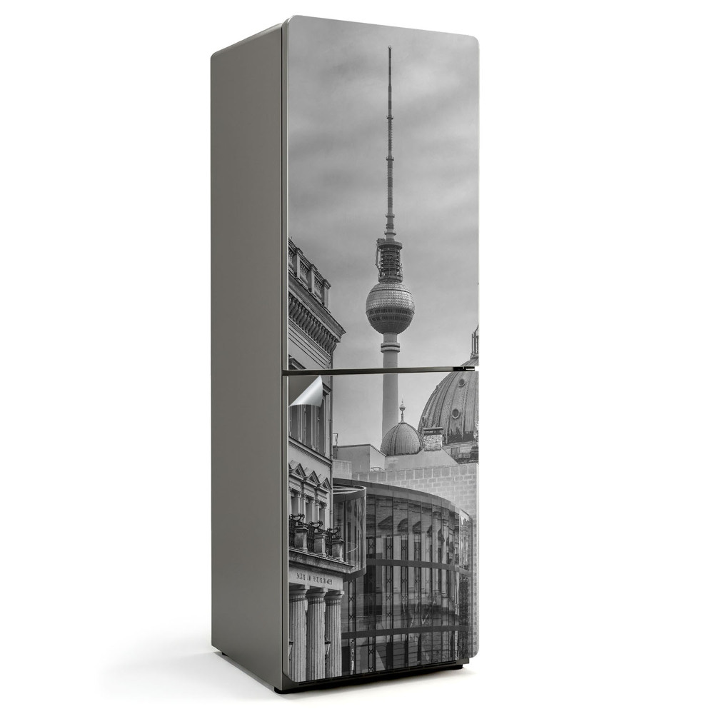 Tapeta na lednici Městská krajina s televizní věží