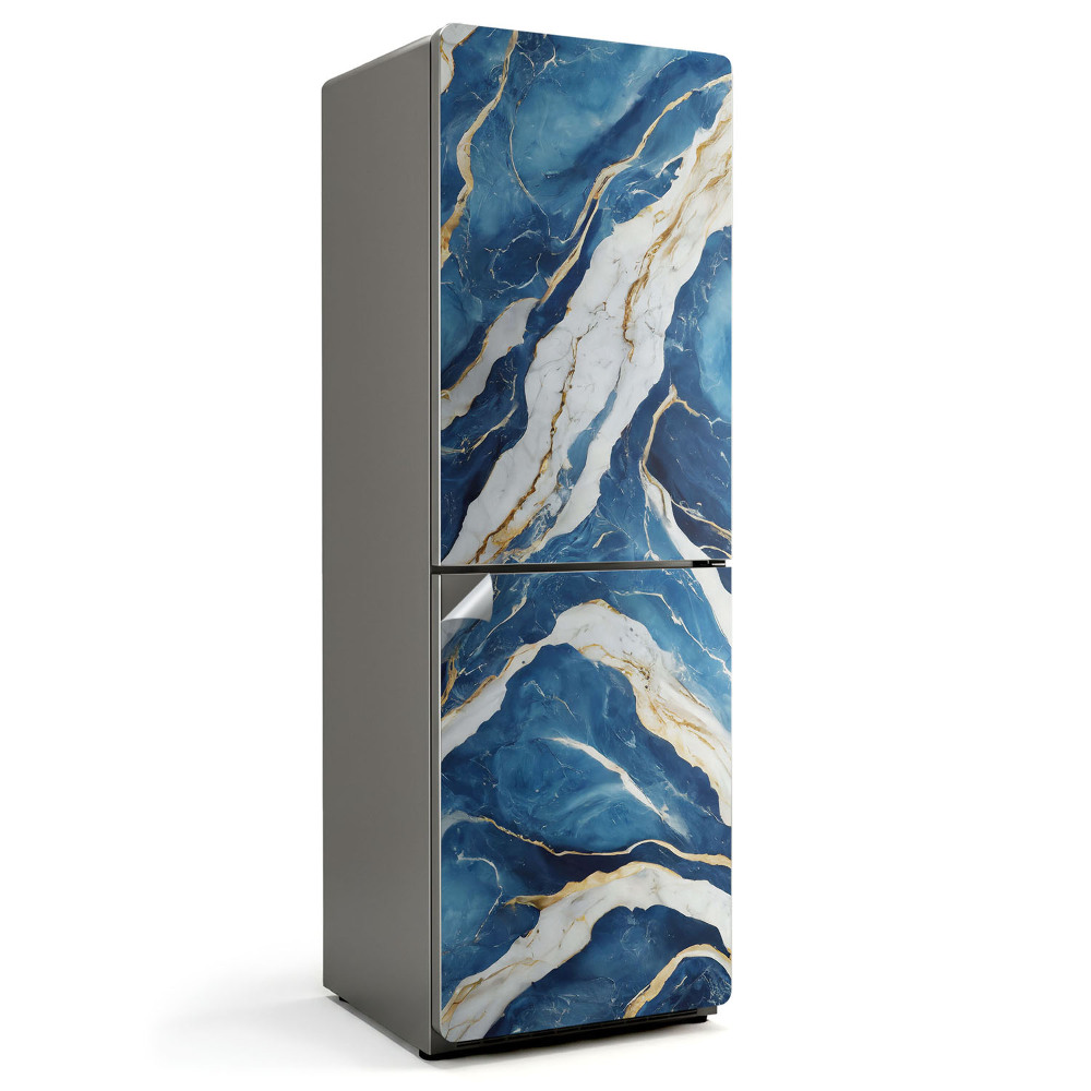 Samolepicí tapeta na lednici Abstraktní mramorový kamenný motiv